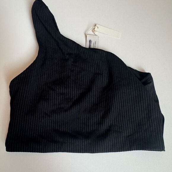 $68 NWT Madewell Longline swim one shoulder swim top size small m2 - Picture 3 of 5
